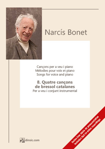 8. Quatre cançons de bressol catalanes (veu i conj. instrumental)