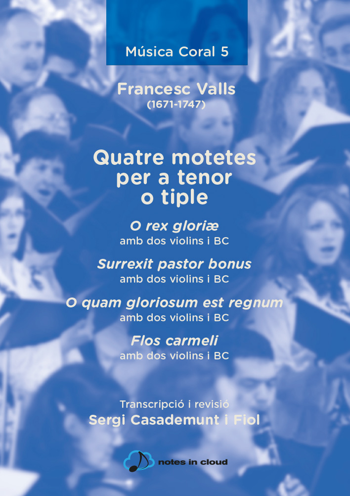 Quatre motets per a tenor o tiple amb dos violins i BC