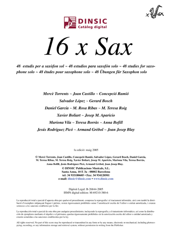 16 x Sax