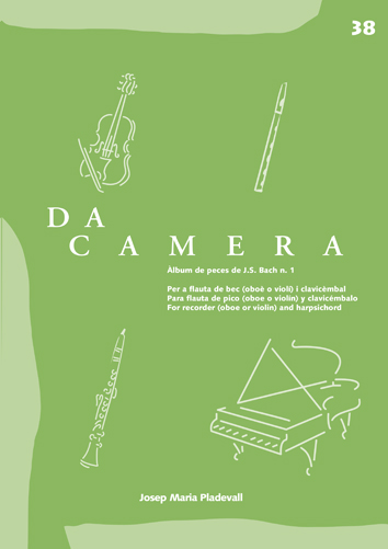 Da Camera 38: álbum de piezas de J. S. Bach n. 1
